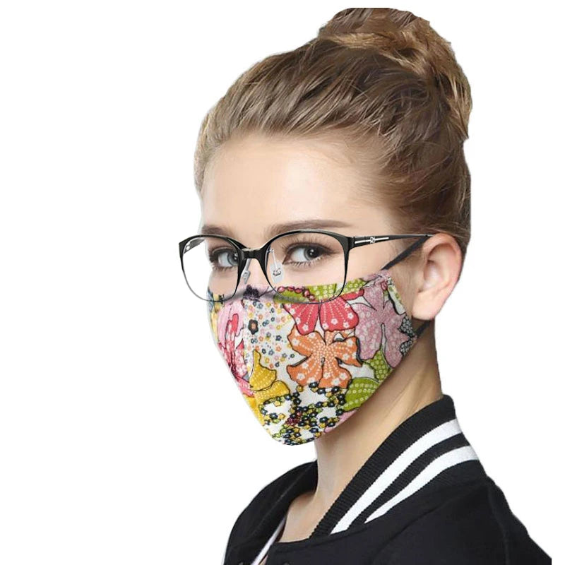 Korean Cotton Face Mask Anti-Dust Mask Respirator with Activated Carbon Filter Anti Dust Black Kpop Glasses Mask On The Mouth