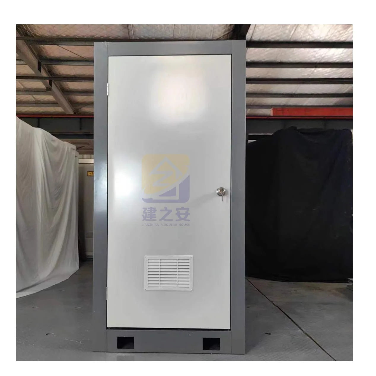 High Quality Steel Mobile Toilet Bathroom Luxury Portable Toilet Pods Public Container Use on Event