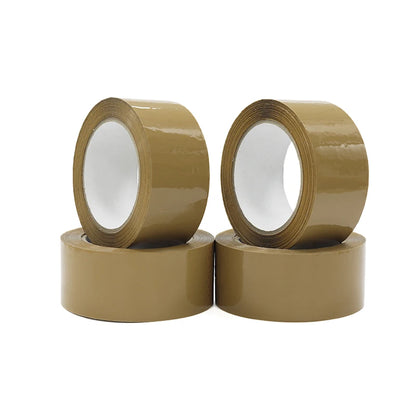 Silent 100m Paper Packing Tape Single Adhesive Side Die Cut for Sealing Cartons Low Noise and Wide Application