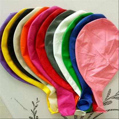 36 Inch Colorful Round Helium Latex Balloon, Baby Shower, Valentine's Day Wedding And Birthday Party Decoration