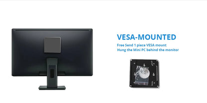 Compact Mini PC Intel Core I7 5500U I5 5200U I3 5005U Windows 10 Linux 300Mbps WiFi Gigabit Ethernet HTPC Thin Client