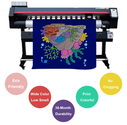 2-Year Eco-Solvent for Ink for Epson for EcoTank Printers (3750 2803 4800 ET-15000 ET8550) Digital Printing Certified with MSDS
