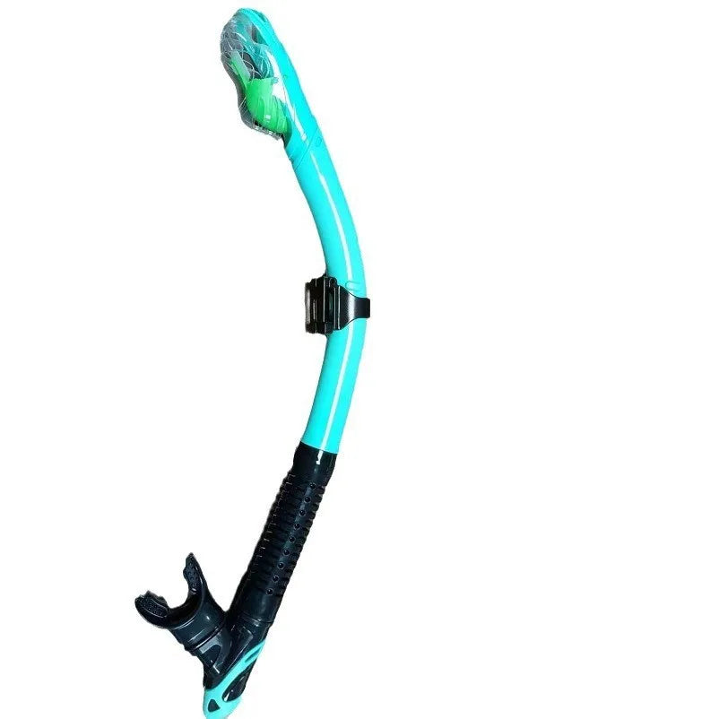 JUNHAIINS Wholesale Snorkel with Dry Breathing Top Valve for Diving Scuba Swimming for Wholesaling Professional Freediving