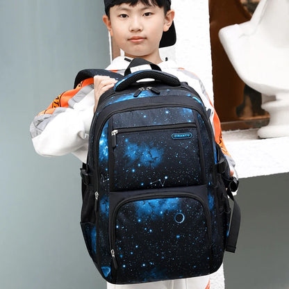 Teenagers Backpacks Boys Fashion Star School Bags Children Travel Bag Kids Knapsack Primary School Backpack Students Bag 9-16Y