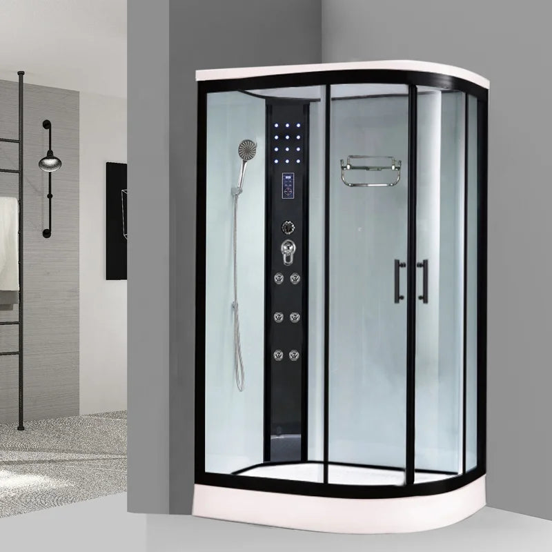 Hot Sale Cubicle Complete Enclosed Shower Room Tempered Glass Sliding Steam Shower Cabin