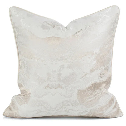 24" 22" 20" 18" Throw Pillow Covers Luxury Jacquard Marble Cushion Cover Brown Sliver Modern Decorative Pillow Cover