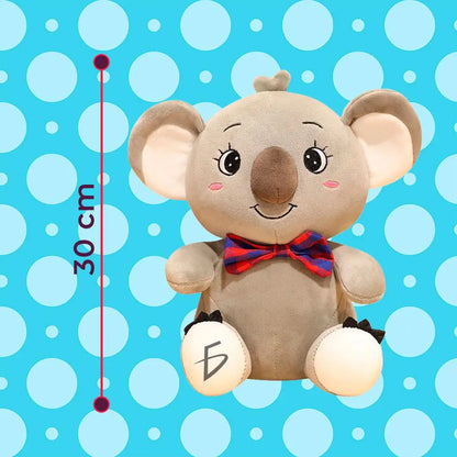 20/30cm Adorable Koala Plush Toy - Cute Australian Cartoon Animal Stuffed Animal with Tie.