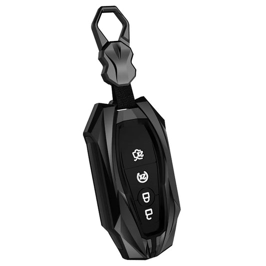 Zinc Alloy Leather Car Smart Key Case Bag High Quality Fit for Ford 2017/2018/2019/2020 F150/Explorer/MustangF55 Key Shell by PDG ibma