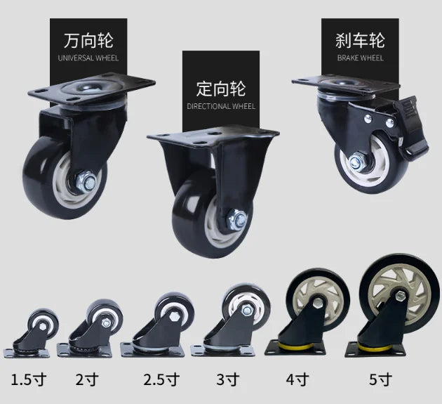 50mm Swivel Transparency Wheel Furniture Caster and Wheel