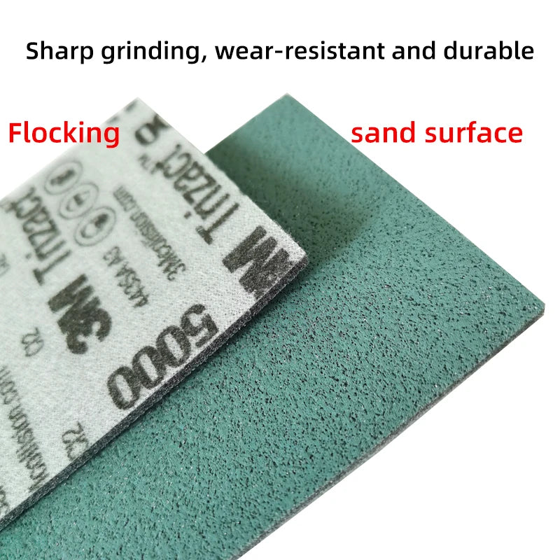 15pcs 3M Trizact Hookit 30289 5000 Grit Wet and Dry Foam Sanding Foam Disc Car Polishing Beauty Sandpaper