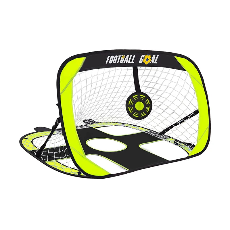 Wholesale Foldable Portable Green Pop-up Soccer Goal Nets for Kids & Toddlers-Backyard & Beach Training Equipment