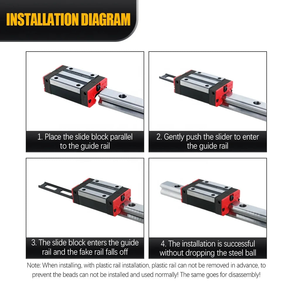 HLTNC P Linear Guides HGR15 20 25 30 35 45 55 65 HGH HGW EGH EGW Gear Bearing No.45 Steel CNC Machine Replacement
