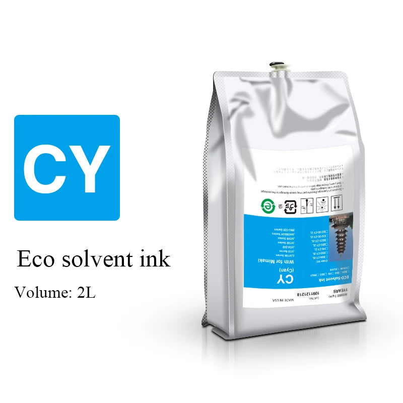 Best Selling 2L/bag Bs3 Bs4 Es3 Ss21 Eco Solvent Ink Bag for Mimaki Jv300 Jv150 Cjv300 Cjv150