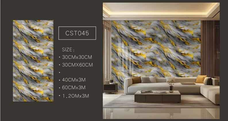 Modern Geometric Waterproof 3D Foam PVC Wall Sticker Roll Self Adhesive Peel Stick Wall Panels for Interior Home Decoration