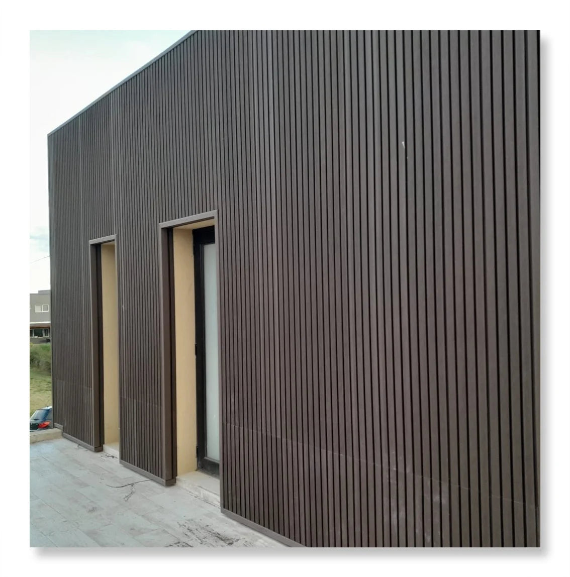 Modern Style Waterproof Composite WPC Wall Cladding Soundproof Interior Decoration Co-Extrusion Panels Plastic Wall Cladding
