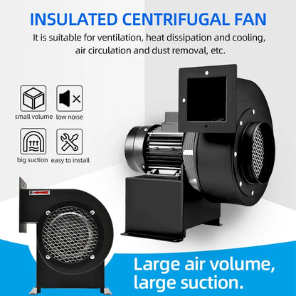 Hot Selling Factory Direct Multi-Wing  Centrifugal Fan CY100 A/B 75mm 220V Heat Insulation Blower Strong Industrial Exhaust