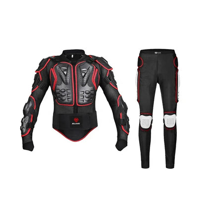 Motocross Protector Armor Motorcycle Jacket and Pants Moto Turtle Protection Riding Clothes Jackets Pant