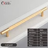 New T Bar Shape Furniture Hardware Supplies Kitchen Gold Cupboard Cabinet Drawer Door Cupboard Knurled  Handles