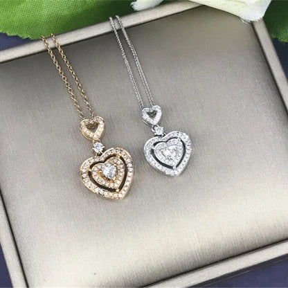 Heart Cut Pendant Necklace Classic Womens Everyday Fashion Jewelry