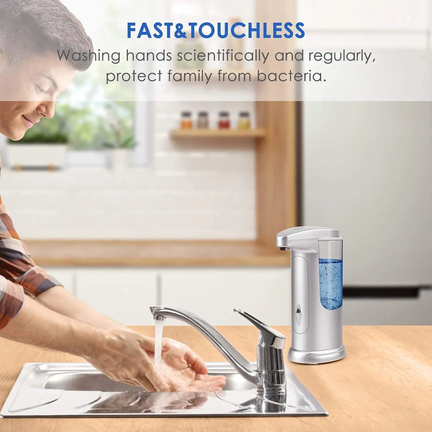Automatic Soap Dispenser Dish Soap Dispenser Touchless Infrared Motion Sensor Soap Dispenser