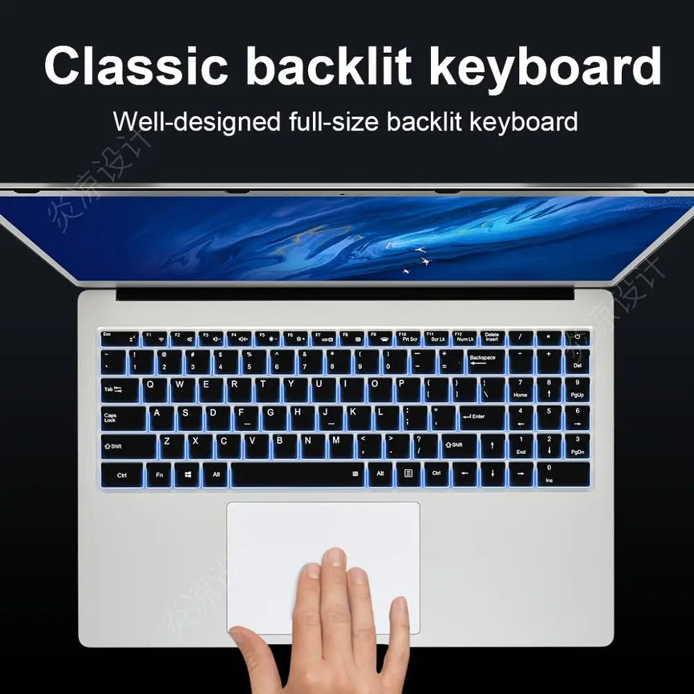 RTS 15.6inch Netbook  Full Metal Custom Laptop  Intel Celeron J4105 CPU 8GB   IPS  Laptop Thin