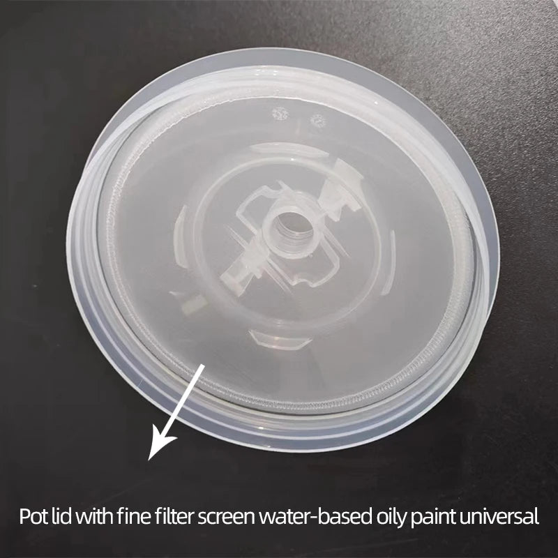 50Pcs 400ML Spray Gun Paint Tank Paint Spray Gun Mixing Cup No Clean Disposable Measuring Cup Type H/O Quick Cup