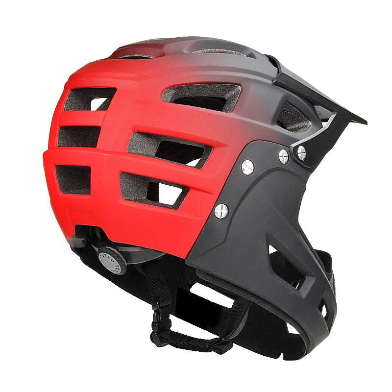 New Design Adult Bike Helmet CE Certified Downhill Helmet Full Face With Chin Protection MTB Helmet