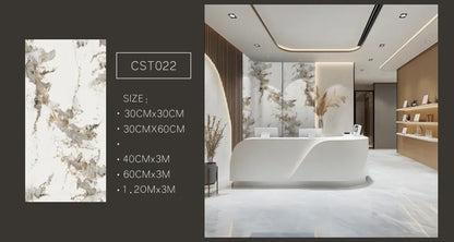 Modern Geometric Waterproof 3D Foam PVC Wall Sticker Roll Self Adhesive Peel Stick Wall Panels for Interior Home Decoration