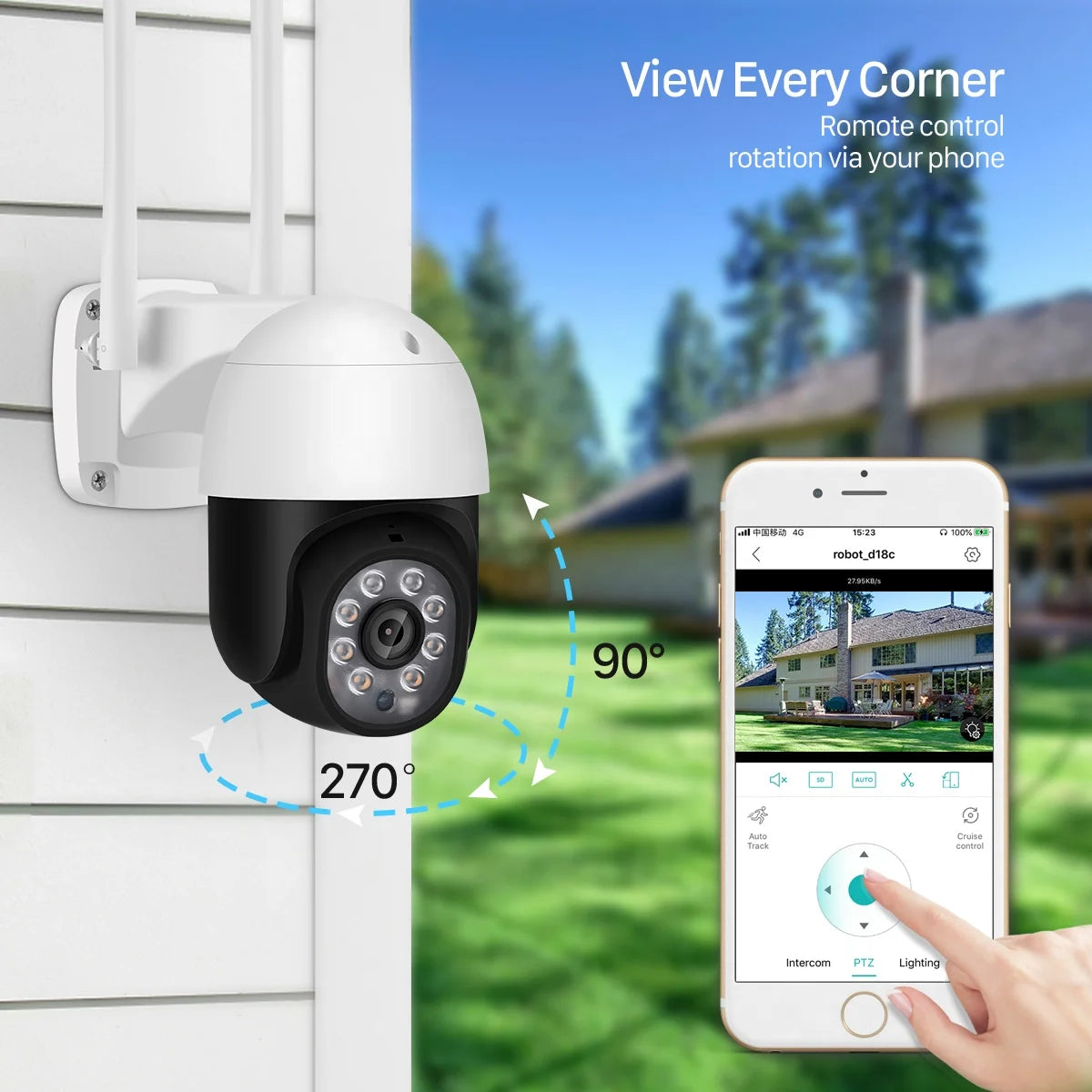 BESDER Mini CCTV PTZ IP Wifi Camera Surveillance HD 1080P High Speed Dome PTZ Outdoor Wireless Surveillance Camera