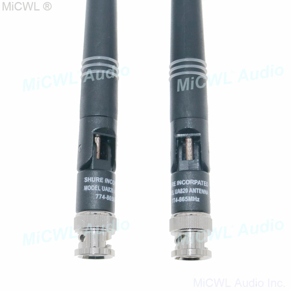 2pcs 10.1" Aerial Antenna For Shure UHF ULX SLX UR PGX UA820 Wireless Receiver 472-542MHz 542-635Mhz 638-698MHz 774-865MHz