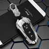 Zinc Alloy Leather Car Smart Key Case Bag High Quality Fit for Ford 2017/2018/2019/2020 F150/Explorer/MustangF55 Key Shell