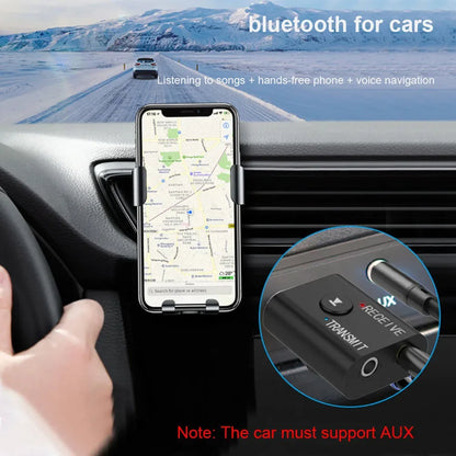 AUX Bluetooth-compatible Adapter With 3.5mm Cable for Car PC Computer Headphone Receiver Transmitter 2IN1 Wireless Audio Adapter
