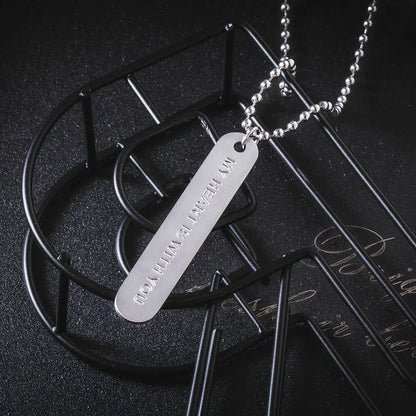 High-quality Stainless Steel Jewelry Trendy Minimalist Vintage Fashion Stainless Steel Custom Jewelry Wholesale Necklace