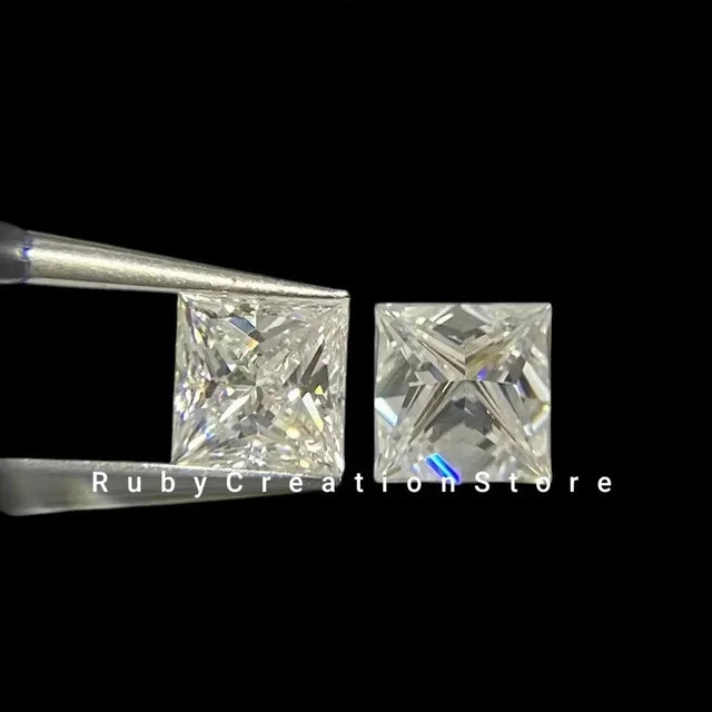 Top Selling White Princess Cut Moissanite Loose Stone VVS1 Clarity D Excellent Cut 3.5mm 0.30cts for Jewelry Making Great Price