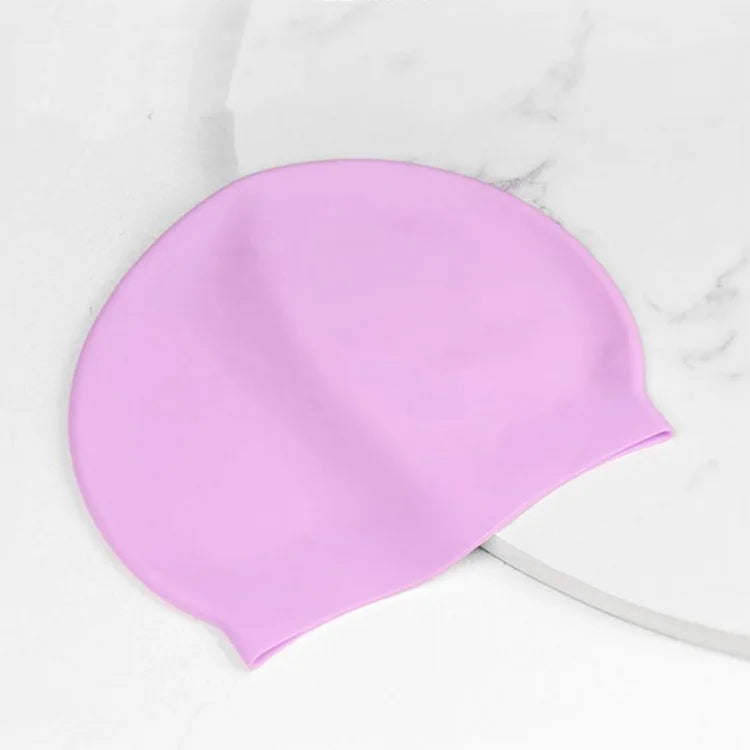 Custom Lightweight Swim Cap Silicone High Elastic Swimming Caps Professional Fitness Swim Cap for Adults and Kids