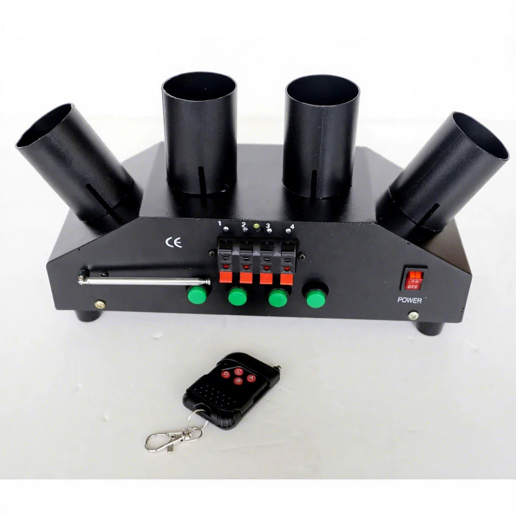 Pyro Receiver Cold Firework Firing System Stage Indoor Wedding Fountain Spark 4 Channel Cue Wireless Machine Remote Control