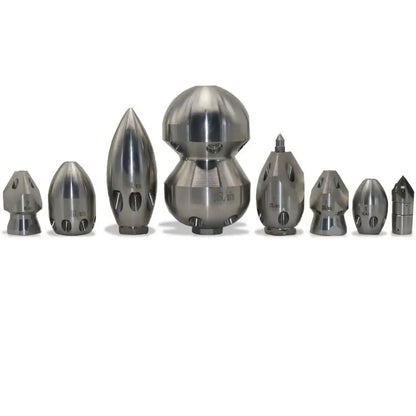 1/2 G1/2 High Pressure 8-Hole Nozzle Sewage Sludge Pipeline Flushing Gun Nozzle for Cleaning and Washing Tool Kit