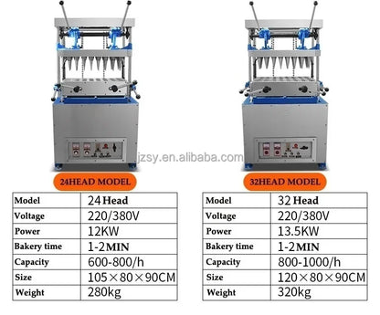 High Quality Wafers Biscuit Icecream Cone Maker Baking Line Machine Ice Cream Cone Making Machine Price