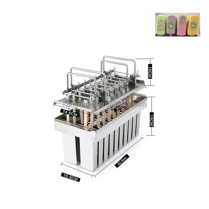 Stainless Steel Popsicle Mould 30/40pcs/time Commercial Factory Price Ice Cream Sticker