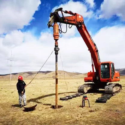 YA18000 Top-level High Quality Hydraulic Earth Auger Spiral Drilling Digga Auger Excavator Auger Attachment