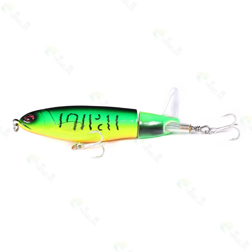 Fishing Lure 37g With Rotating Spin Tail for Bass Trout Pike