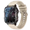 New Men's Outdoor Sports Smart Watch Flashlight 1.96 Inch Large Screen IP68 Waterproof Smartwatch Compatible With Android iPhone