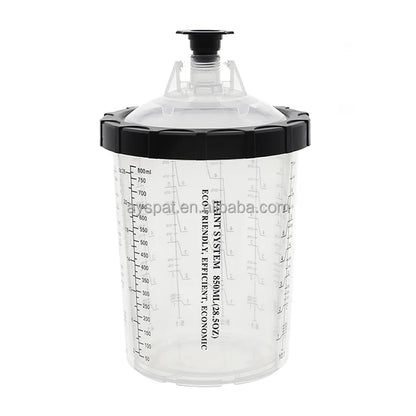 Hot Sale Manufacture 800cc Plastic Disposable Paint Mixing Spray Gun Cups