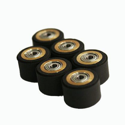 10pcs Pinch Roller Graphtec Skycut Printer Vinyl Cutter Cutting Plotter Roll 4x11x16mm Rubber Copper Core Press Paper Wheel