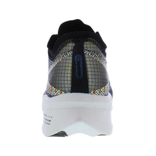 361 Flame Mens Lace-Up Closed Toe Breathable Embroidered Sporty Running Shoes Size 8.5 Black EVA Midsole Rubber Outsole Mesh