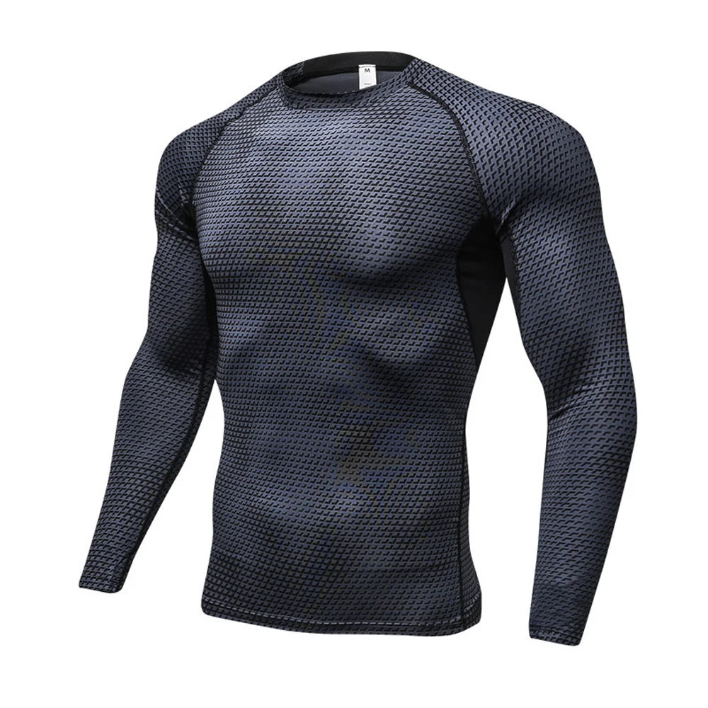 Men's Thermal Underwear Set MMA Tactics Leggings Solid Color Costume Compress Fitness Long Johns Men Winter Brands  Men