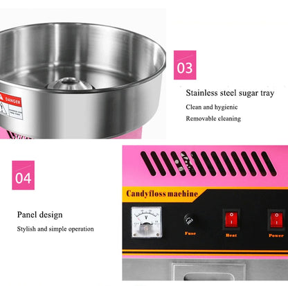 Hot Sale Automatic Cotton Candy Custom Machine Maquinas De Algodon De Azucar