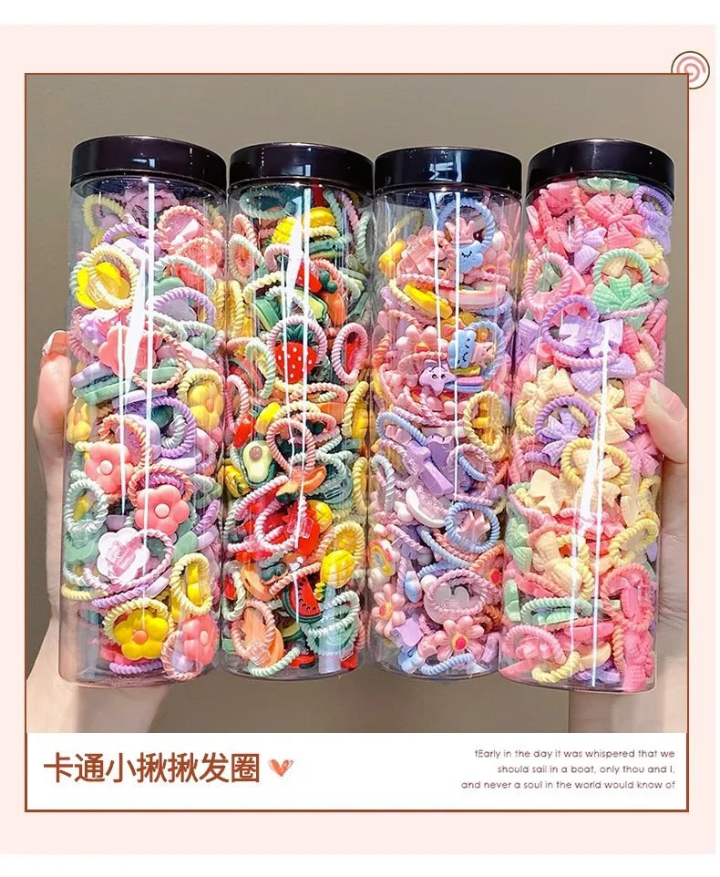 Baby Hair Loop Does Not Harm Hair Small Sweet Band High Elasticity Girls Rope Headband Children Hair Accessories