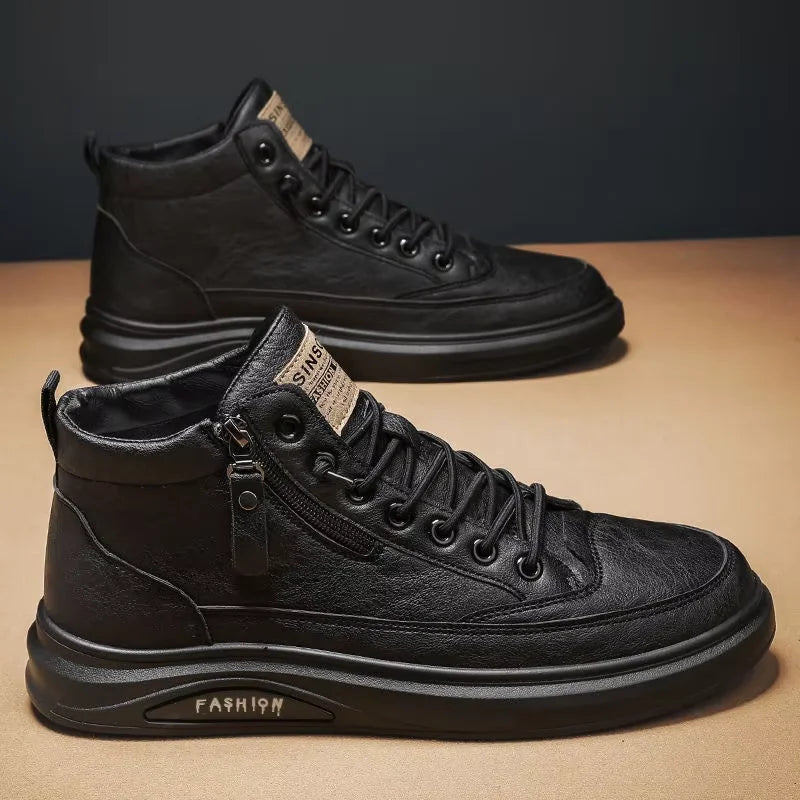 YF Spring New Breathable Job Shoes Men's Trendy All-Match Shoes Casual Men's Board   Shoes