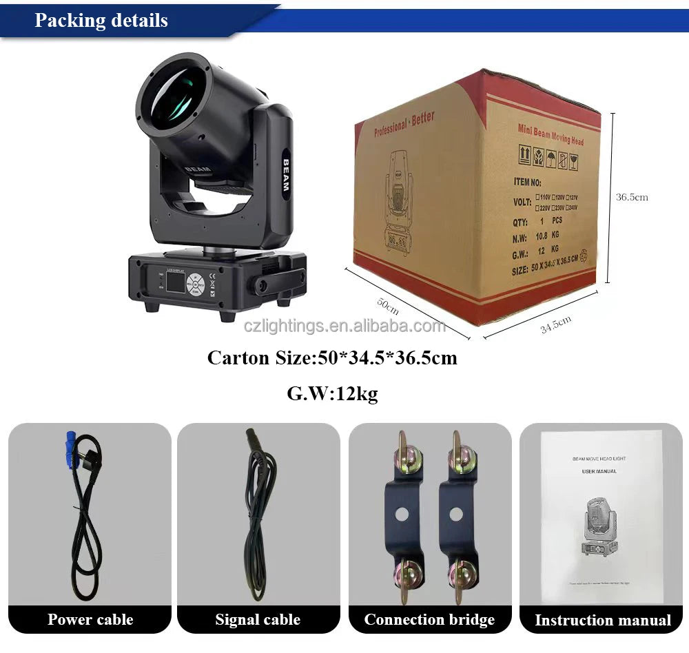 China Factory Promotion Sharpy 7r 230w Lamp 230 Beam Moving Head Light Stage Effect Lighting with Remote Controller